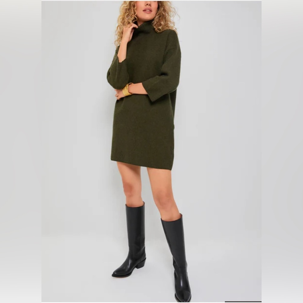 NWT Tucker Nuck/Pomander Place Moss Green Vivianne Dress